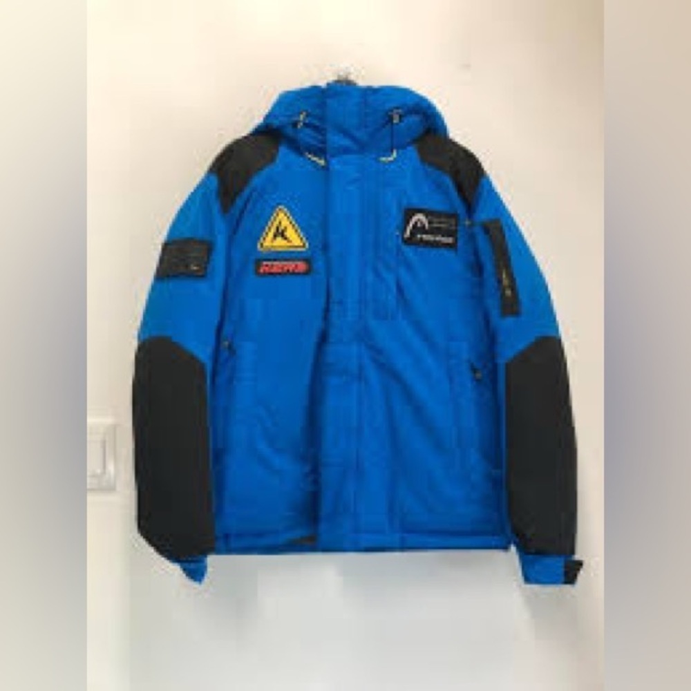 Vintage Head Blue Waterproof Ski Snow  Winter Parka Jacket Coat Size: Medium - Picture 2 of 14